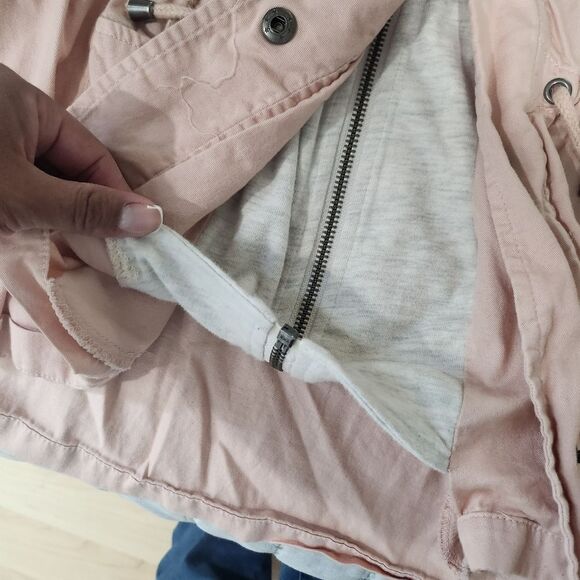 Torrid Twill Jersey Sleeve Anorak Jacket - Picture 8 of 9